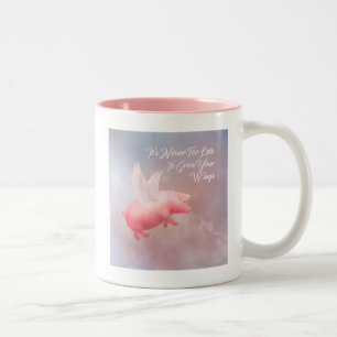 Tasse 2 Couleurs Il n'est jamais trop tard pour grandir vos ailes