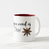 Tasse 2 Couleurs il vous suffit de chai (Devant droit)