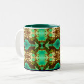 Tasse 2 Couleurs Île aérienne de motif, conception de studio de (Devant gauche)