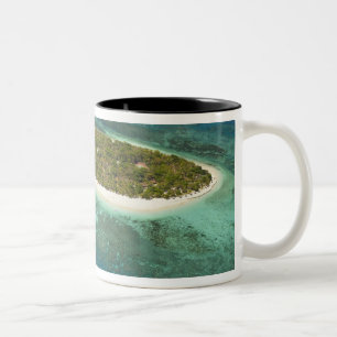 Tasse 2 Couleurs Île au trésor Resort et bateau, Fidji