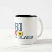 Tasse 2 Couleurs Île de Block (Devant droit)