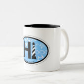 Tasse 2 Couleurs Île de Hatteras (Devant droit)