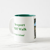 Tasse 2 Couleurs Île de Rhode, Newport - (Devant gauche)
