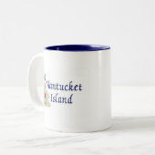 Tasse 2 Couleurs Île Nantucket (Devant gauche)