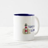 Tasse 2 Couleurs Île Nantucket (Devant droit)