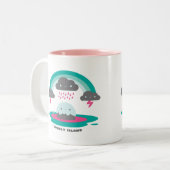 Tasse 2 Couleurs Île triste 2 (Devant gauche)