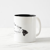 Tasse 2 Couleurs Îles d'Hawaï Aloha (Devant droit)