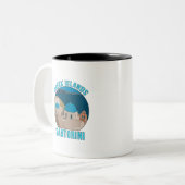 Tasse 2 Couleurs Iles grecques Santorin (Devant gauche)