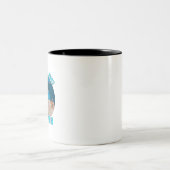 Tasse 2 Couleurs Iles grecques Santorin (Centre)
