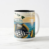 Tasse 2 Couleurs Îles Hawaï (Devant droit)