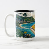Tasse 2 Couleurs Îles Hawaï (Gauche)