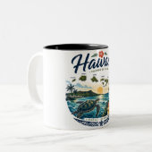 Tasse 2 Couleurs Îles Hawaï (Devant gauche)