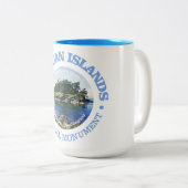 Tasse 2 Couleurs Îles San Juan (NM) (Devant droit)