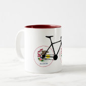 Tasse 2 Couleurs Illinois Flag Cycling (Devant gauche)