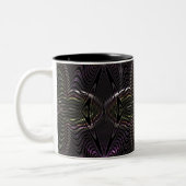 Tasse 2 Couleurs Illusion de croix de fleurs (Gauche)