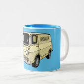 Tasse 2 Couleurs Illustration classique de van (Devant droit)
