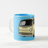 Tasse 2 Couleurs Illustration classique de van (Devant gauche)