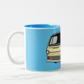 Tasse 2 Couleurs Illustration classique de van (Gauche)
