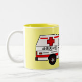 Tasse 2 Couleurs Illustration d'ambulance (Gauche)