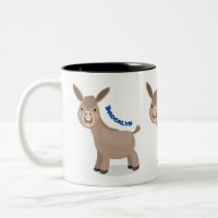 Illustration d'âne miniature joyeux