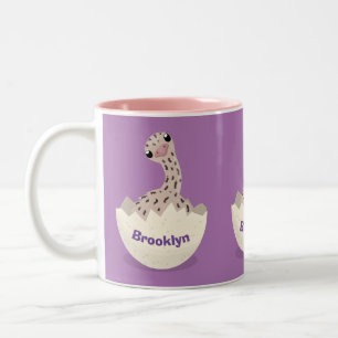 Tasse 2 Couleurs Illustration d'autruche pour bébé à couver mignon