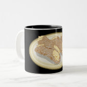 Tasse 2 Couleurs Illustration de Cannoli (Devant gauche)
