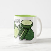 Tasse 2 Couleurs Illustration de combre (Devant droit)