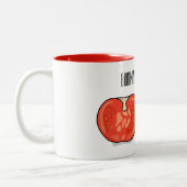 Tasse 2 Couleurs Illustration de dessin sur la tomate (Gauche)