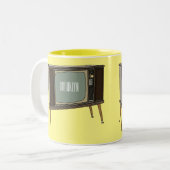 Tasse 2 Couleurs Illustration de dessin télévisé (Devant gauche)