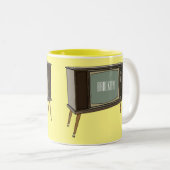 Tasse 2 Couleurs Illustration de dessin télévisé (Devant droit)