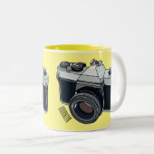 Tasse 2 Couleurs Illustration de la caméra (Devant droit)