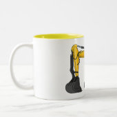 Tasse 2 Couleurs Illustration de la pelle Crawler (Gauche)