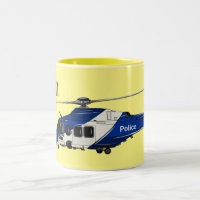 Illustration de l'hélicoptère de police