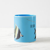 Tasse 2 Couleurs Illustration de l'idole mauresque (Centre)