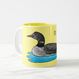 Tasse 2 Couleurs Illustration de Loon bird