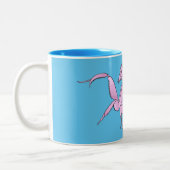 Tasse 2 Couleurs Illustration de l'orchidée mante (Gauche)