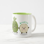 Tasse 2 Couleurs Illustration de mignonne guava feijoa (Devant droit)