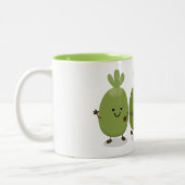 Tasse 2 Couleurs Illustration de mignonne guava feijoa (Gauche)