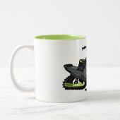 Tasse 2 Couleurs Illustration de motoneige (Gauche)