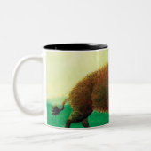 Tasse 2 Couleurs Illustration de sanglier (Gauche)