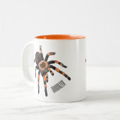 Tasse 2 Couleurs Illustration de Tarantula (Devant gauche)