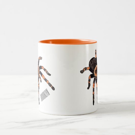 Tasse 2 Couleurs Illustration de Tarantula (Centre)