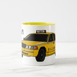 Tasse 2 Couleurs Illustration de taxi