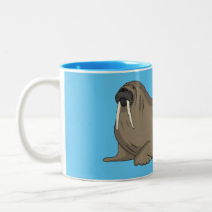 Tasse 2 Couleurs Illustration de Walrus