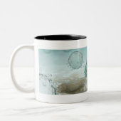 Tasse 2 Couleurs Illustration des cellules de grippe aviaire (Gauche)