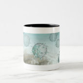 Tasse 2 Couleurs Illustration des cellules de grippe aviaire (Centre)