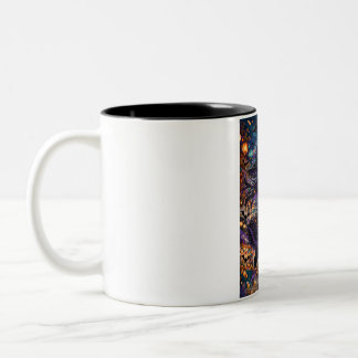 Tasse 2 Couleurs Illustration d'Halloween de fille sorcière anime