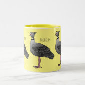 Tasse 2 Couleurs Illustration d'oiseau du crieur du sud (Centre)