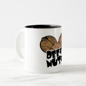 Tasse 2 Couleurs Illustration drôle de Deez Nutz (Devant gauche)