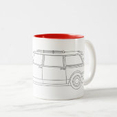 Tasse 2 Couleurs Illustration DS Break Safari (Devant droit)